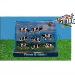 Lot de 8 Vaches couchées et debouts Kids Globe