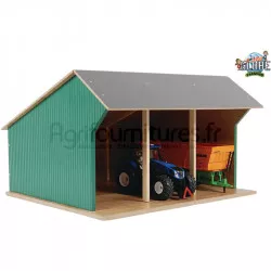 Hangar en bois pour tracteurs 450 x 280 x 220 mm Kids Globe