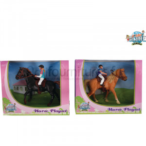 Cheval avec Jockey Kids Globe