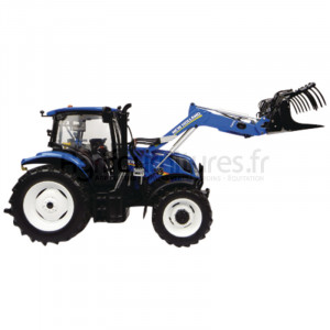 Tracteur avec chargeur frontal New Holland T6.145 Universal Hobbies