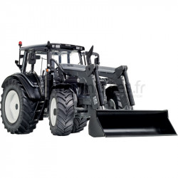 Tracteur avec chargeur frontal Valtra N 123 Wiking