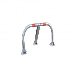 Barrière de parking Stopblock Viso tube acier avec cylindre - Ouvertures multiples
