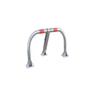 Barrière de parking Stopblock Viso tube acier avec cylindre - Ouvertures multiples