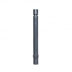 Poteau TPU1000 Viso, mémoire de forme, à sceller - anthracite - tête cylindrique Ht 1130 - Ø 100 mm