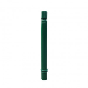 Poteau TPU1000 Viso, mémoire de forme, à sceller - Vert - tête cylindrique Ht 1130 - Ø 100 mm