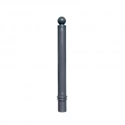 Poteau TPU1000 Viso, mémoire de forme, à sceller - anthracite - tête boule Ht 1130 - Ø 100 mm