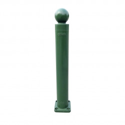 Poteau TPZ Viso, mémoire de forme - A fixer - Vert - Tête boule Ht 1000 - Ø 80 mm