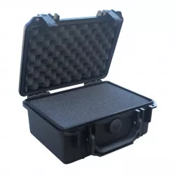 Mallette étanche WAT IP67 Viso, mousse prédécoupée - noir - L 210 x l 167 x H 90 mm
