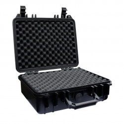 Mallette étanche WAT IP67 Viso, mousse prédécoupée - noir - L 420 x l 327 x H 172 mm