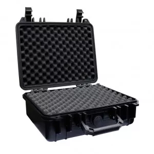 Mallette étanche WAT IP67 Viso, mousse prédécoupée - noir - L 420 x l 327 x H 172 mm