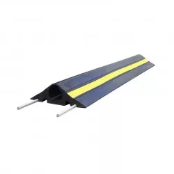 Protège câble rigide Viso, Ø 60 mm - L 1 m + liaison + 4 trous de fixation