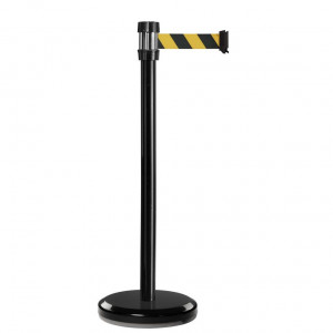 Poteau noir RS2 Viso - sangle 2 m - noire-jaune