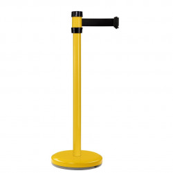 Poteau jaune RS2 Viso - sangle 2 m - noire