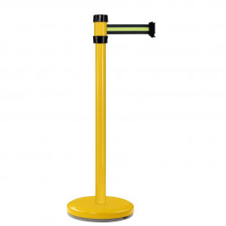 Poteau jaune RS2 Viso - sangle 2 m - noire-jaune-noire