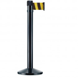 Poteau noir RS4 Viso - sangle 4 m - noire-jaune - larg. 100 mm