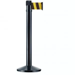 Poteau noir RS4 Viso - sangle 4 m - noire-jaune - larg. 100 mm