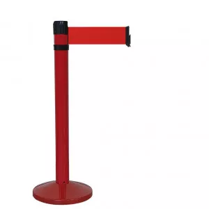 Poteau rouge RS4 Viso - sangle 4 m - rouge - larg. 100 mm