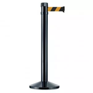 Poteau noir RS4 Viso - sangle 4 m - noire-jaune - larg. 50 mm