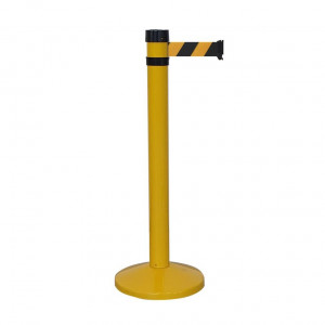 Poteau jaune RS4 Viso - sangle 4 m - noire-jaune - larg. 50 mm