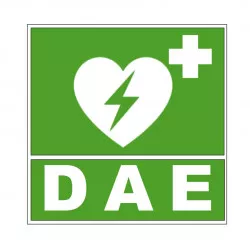 Panneau LP PVC Viso : DEFIBRILLATEUR - Lot de 5