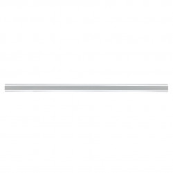 Plat de marche Viso antidérapant acier recouvert PVC gris - 1300 x 50 x 50 mm - Lot de 10