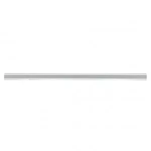 Plat de marche Viso antidérapant acier recouvert PVC gris - 1300 x 50 x 50 mm - Lot de 10