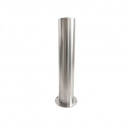 Poteau de protection POT Viso inox 316 avec platine Ø 159 mm - H 800 mm