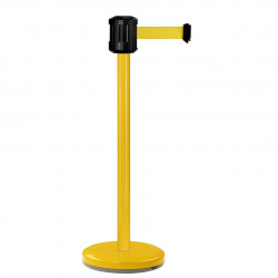 Poteau jaune RX2 Viso - boitier étanche sangle jaune - Long. 2 m - Larg. 5 cm