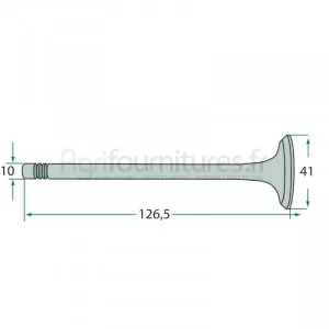 Soupape d'admission modèles G 25,G 30,G 35,G 40,G 45,G 50,G 60,G 75 par Güldner