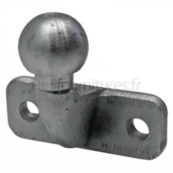 Boule d'attelage, entraxe 90 mm et alésage 17 mm