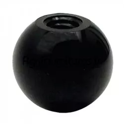 Boule d'attelage en plastique taraudée 8 mm, diam. 30 mm