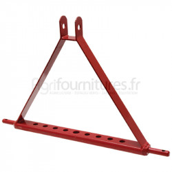Barre à trous cat.1 diam. 21 mm, dim. 770 x 61,5 x 30 mm