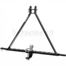 Attelage pour 3e point 45 CV dim. 22 x 661 x 19 mm