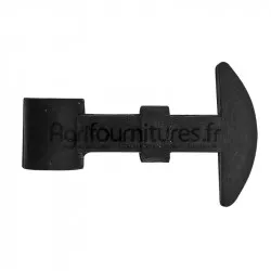 Attache-capot court dim. 17 x 65 x 20 mm