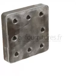 Plaque à souder M16 entraxe 100 x 110 mm
