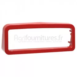 Calandre supérieure rouge