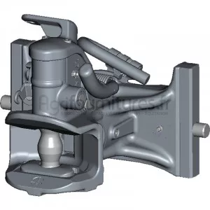 Attache coulissante diam. fixation 22 mm