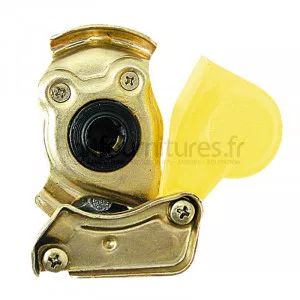 Main de frein M22 x 1,5 jaune frein automatique pour tracteur