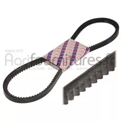 Courroie trapézoïdale 13 x 1400 la Bepco 30/144-6 pour tracteur