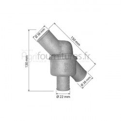 Thermostat Ø 38 x 38 x 32 mm - 87°c Bepco 27/143-106 pour tracteur