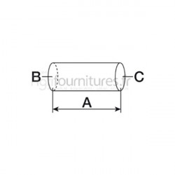 Durite inférieure Ø 49 x 49 mm Bepco 25/154-32 pour tracteur