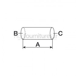 Durite by-pass Ø 42 x 42 mm Bepco 30/141-11 pour tracteur