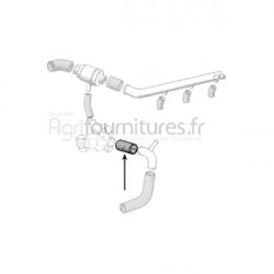 Durite de pompe à eau Ø 34 x 38 mm Bepco 22/142-41 pour tracteur