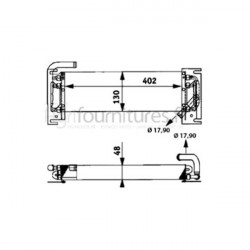 Refroidisseur d'huile Bepco 26/628-1 pour tracteur