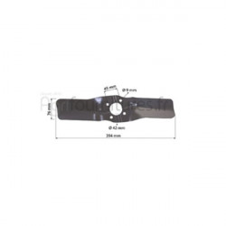 Pales de ventilateur Ø 394 mm - 2 pales Bepco 30/145-6 pour tracteur