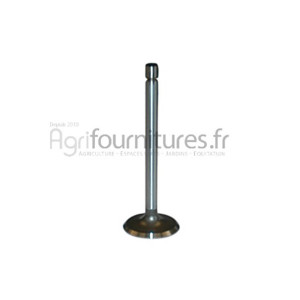 Soupape d'admission Ø45.05x9.5mm (0.015''-0.381mm) - l 131.2 mm - 45° Bepco 26/42-17B