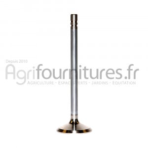 Soupape d'admission Ø 48.2 x 9.4 mm - l 156.1 mm - 45° Bepco 26/42-151 pour tracteur