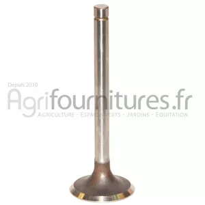 Soupape d'admission Ø 44 x 5.9 mm - l 129.5 mm - 45° Bepco 37/Z69010555 pour tracteur