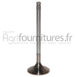 Soupape d'admission Ø 47.9 x 8.9 mm - l 151.66 mm - 35° Bepco 30/42-52 pour tracteur