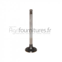 Soupape d'échappement Ø 35.95 x 7.95 mm - l 124.7 mm - 45° Bepco 21/43-404 pour tracteur